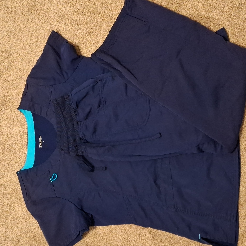 Women's Navy Blue Scrub Set Scrubstar XS/XSP